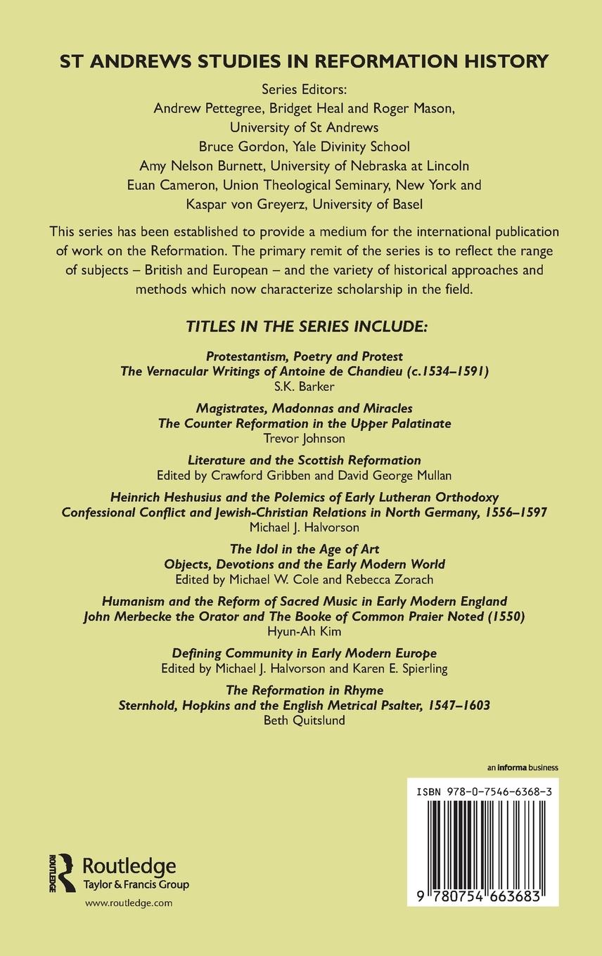 Rückseitencover Humanism and Protestantism in Early Modern English Education