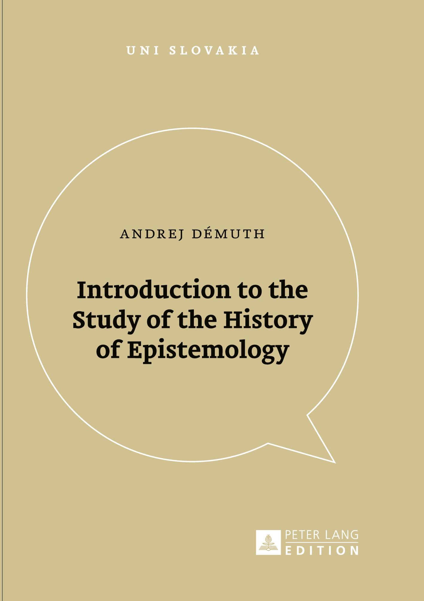 Vorderes Coverbild Introduction to the Study of the History of Epistemology