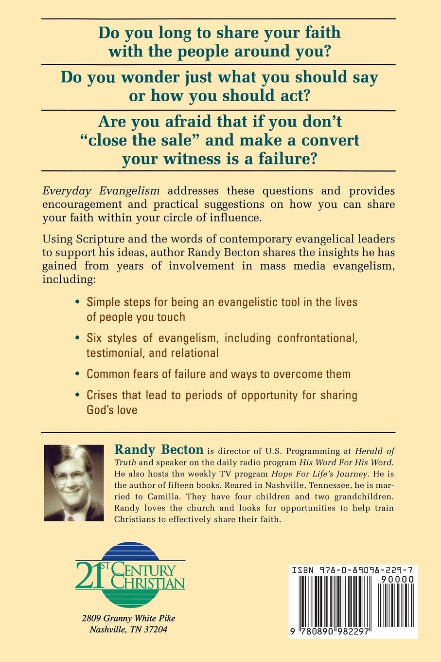 Rückseitencover Everyday Evangelism