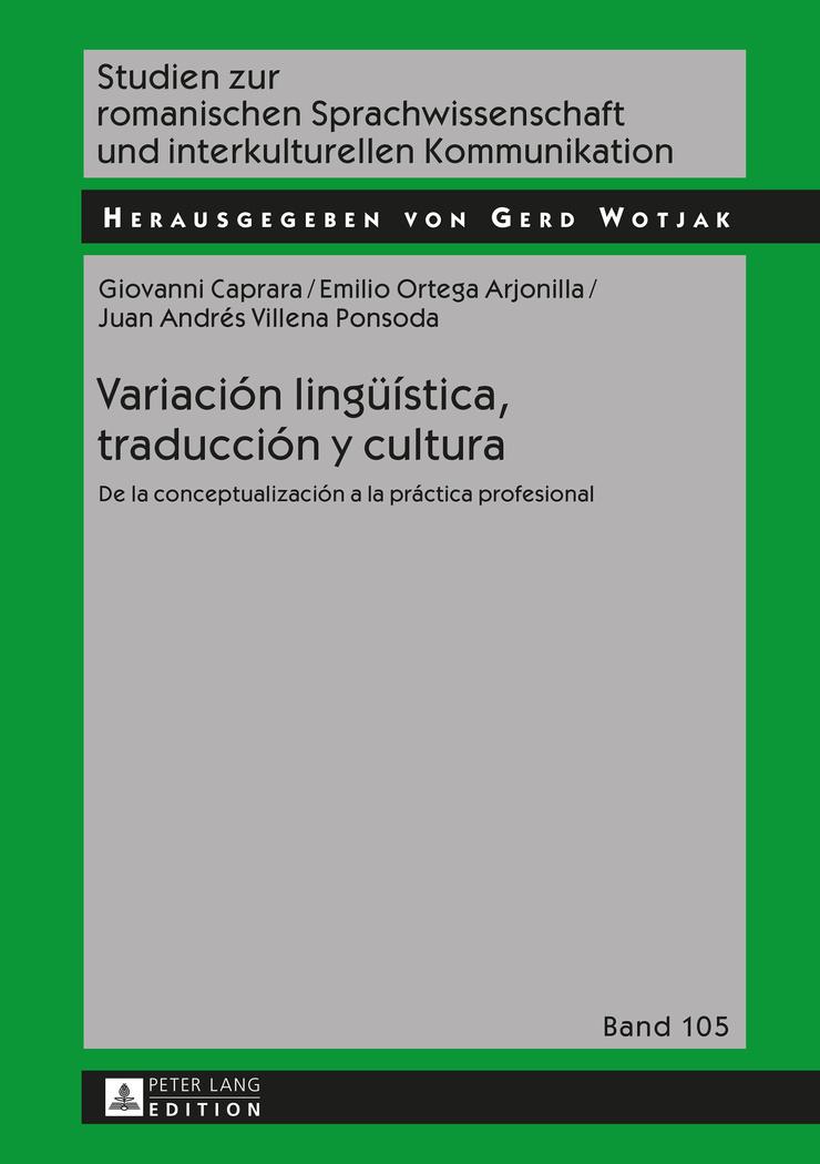 Vorderes Coverbild Variación lingüística, traducción y cultura