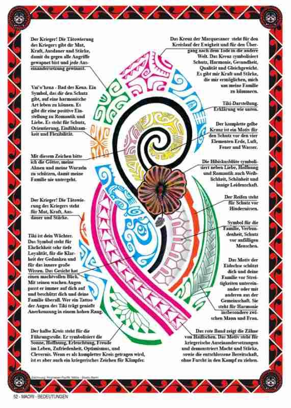 Beispielinhalt (Bild) Maori Vol.2 - Bedeutungen