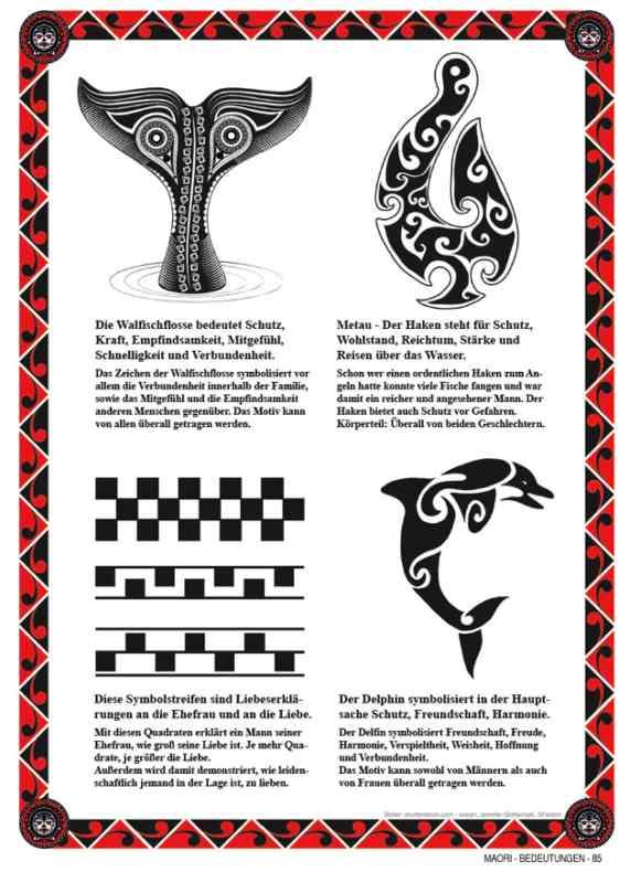 Beispielinhalt (Bild) Maori Vol.2 - Bedeutungen