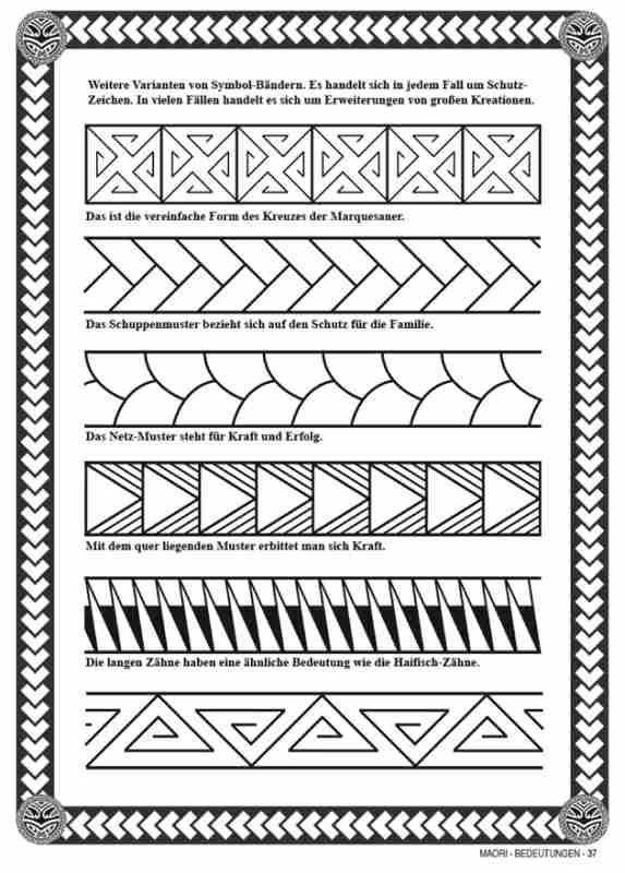 Beispielinhalt (Bild) Maori Vol.2 - Bedeutungen