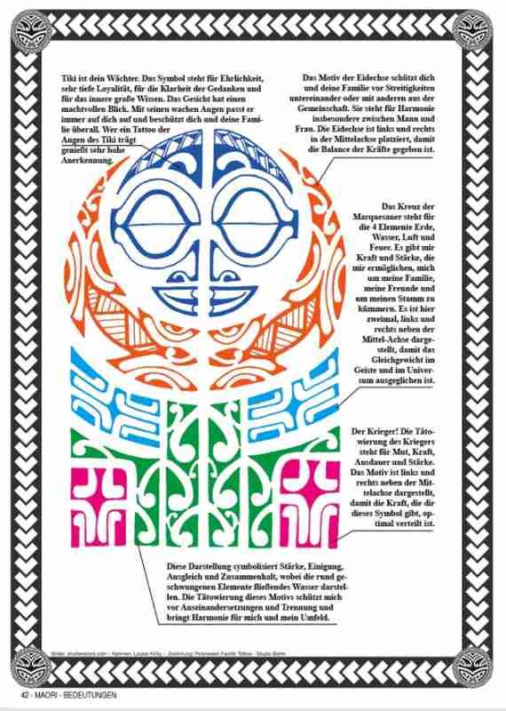 Beispielinhalt (Bild) Maori Vol.2 - Bedeutungen