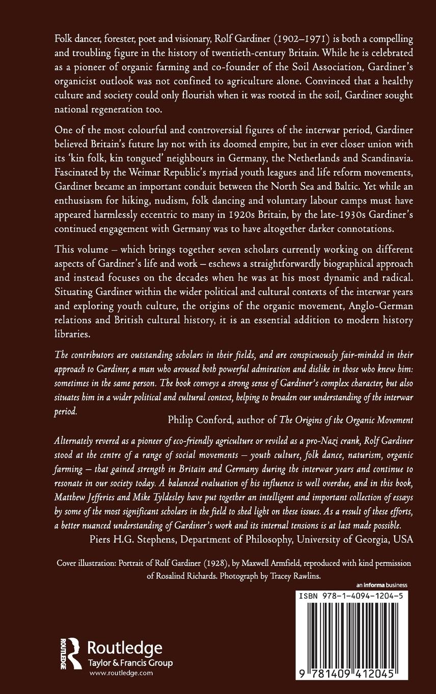 Rückseitencover Rolf Gardiner