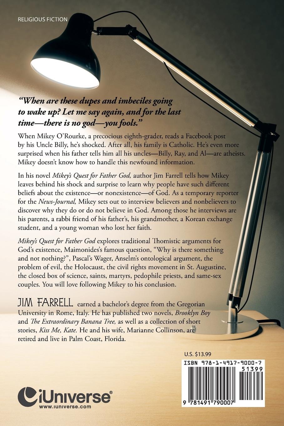 Rückseitencover Mikey's Quest for Father God