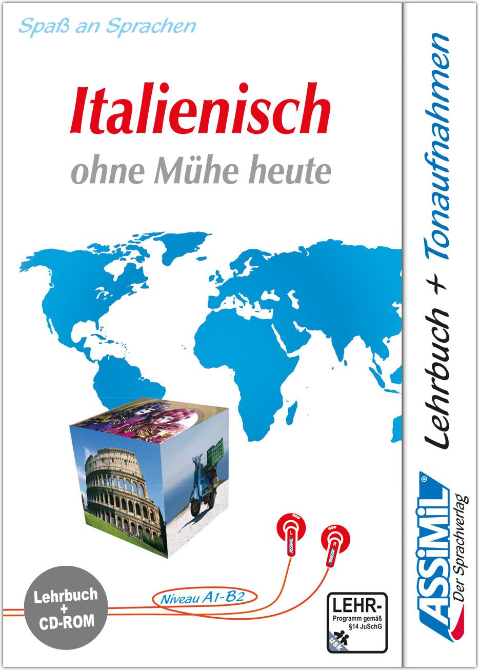 Vorderes Coverbild Assimil. Italienisch ohne Mühe heute. Multimedia-PC. Lehrbuch und CD-ROM für Win 98 / ME / 2000 / XP