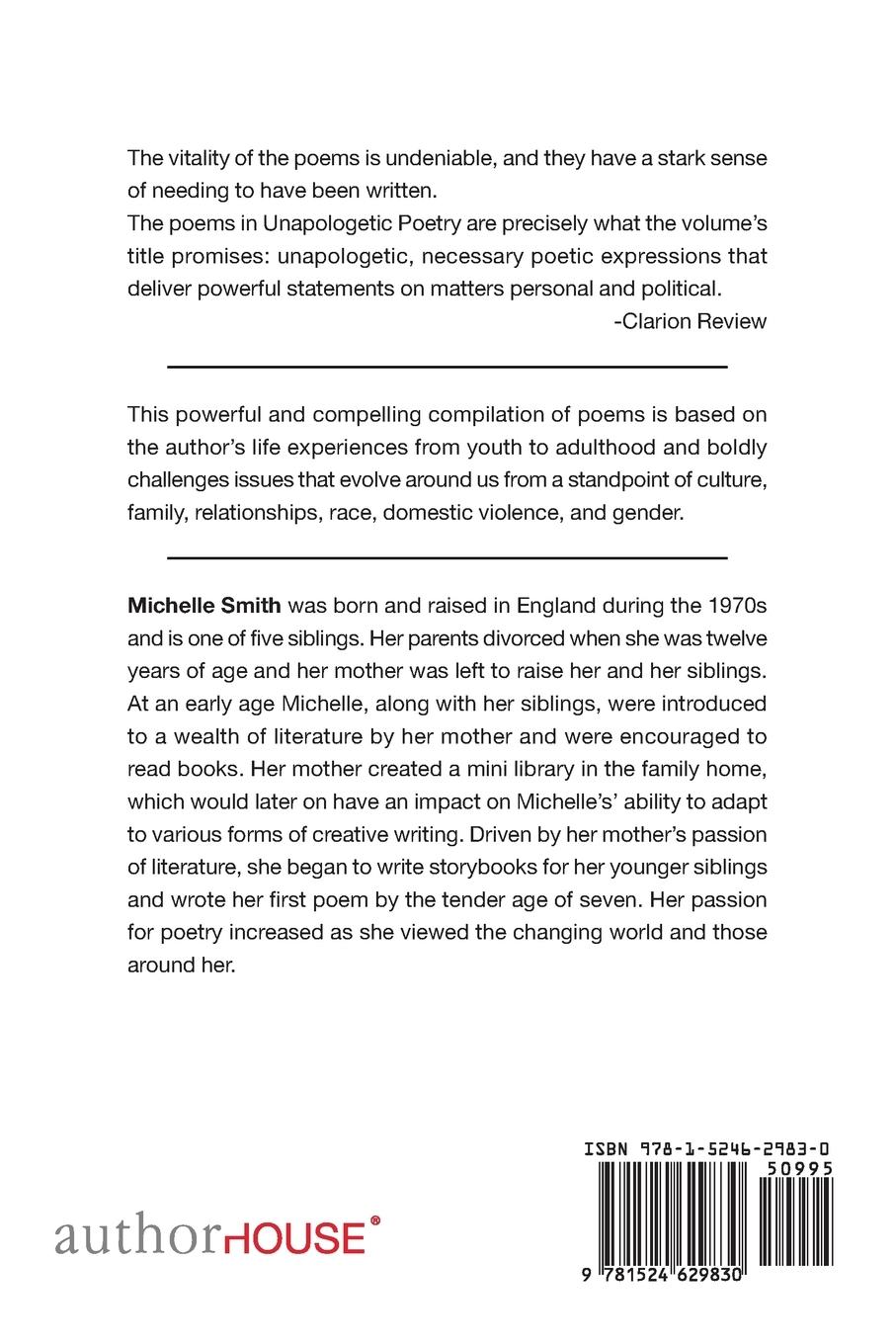 Rückseitencover Unapologetic Poetry