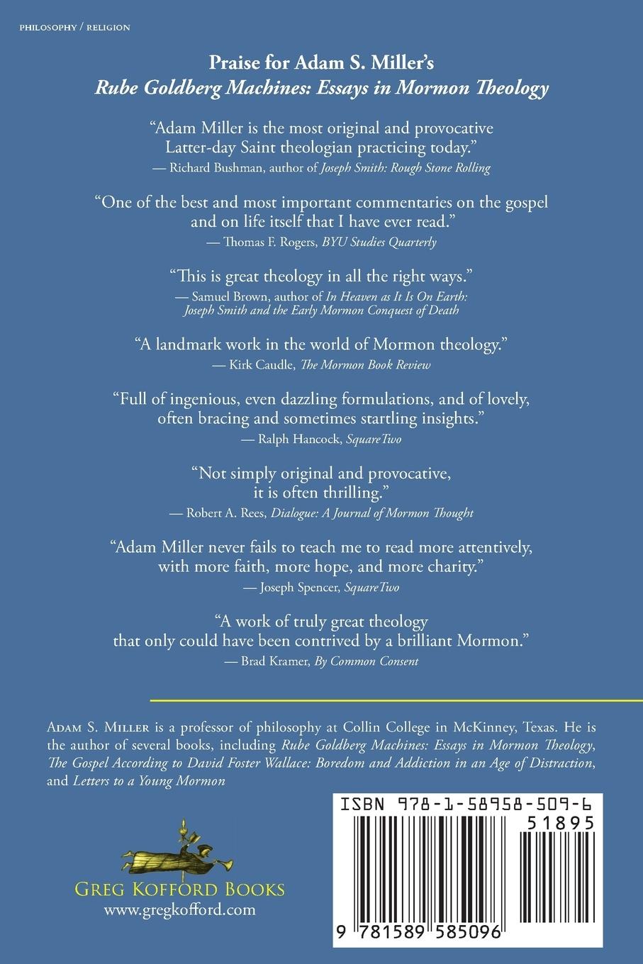 Rückseitencover Future Mormon: Essays in Mormon Theology