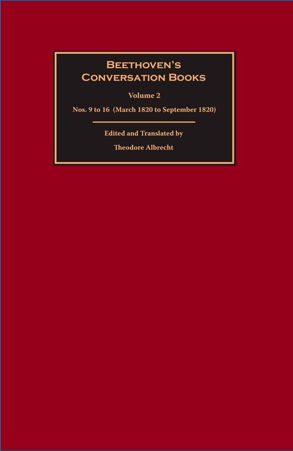 Vorderes Coverbild Beethoven's Conversation Books Volume 2