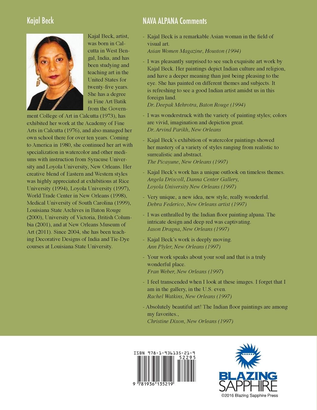 Rückseitencover Nava Alpana