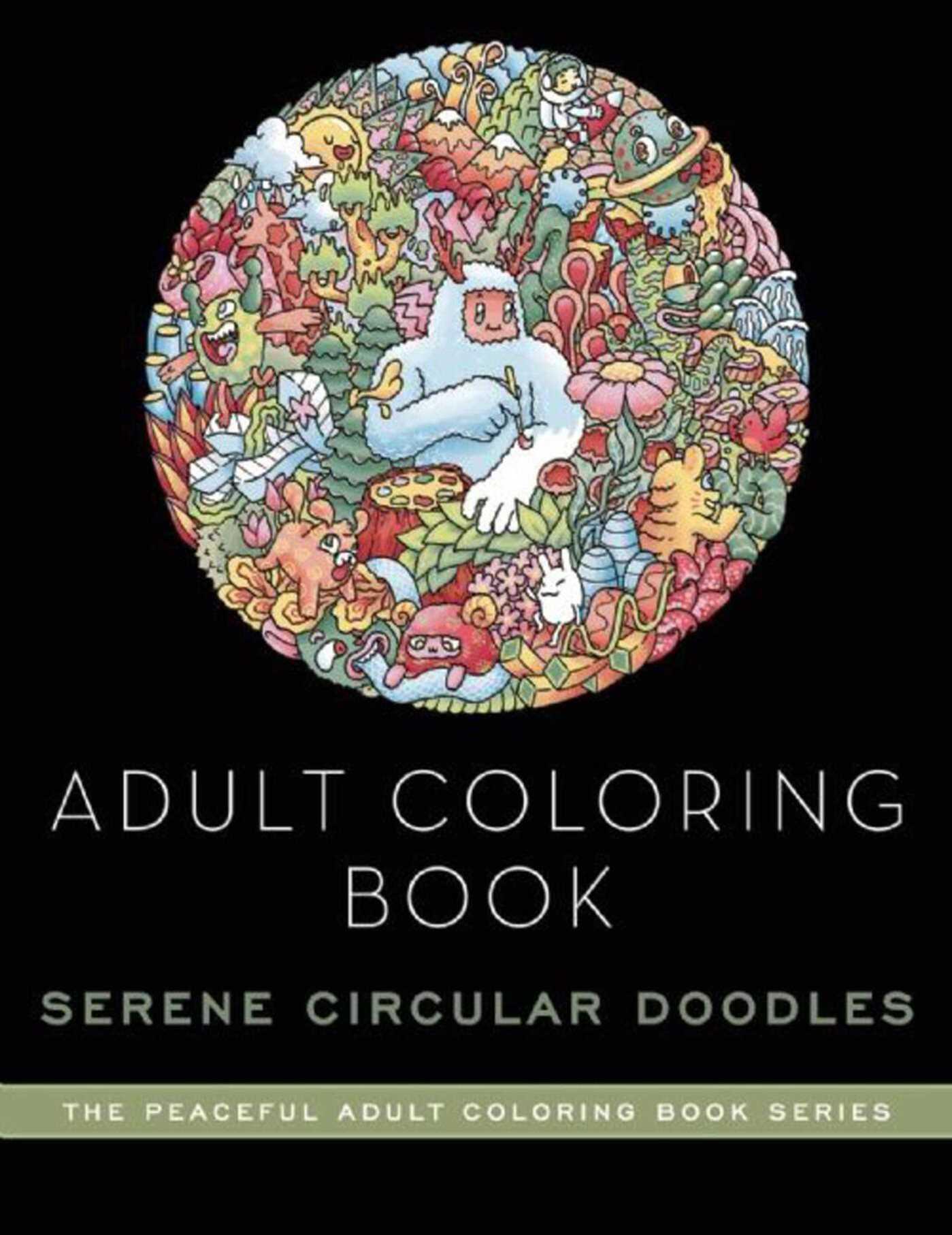Vorderes Coverbild Adult Coloring Book: Doodle Worlds