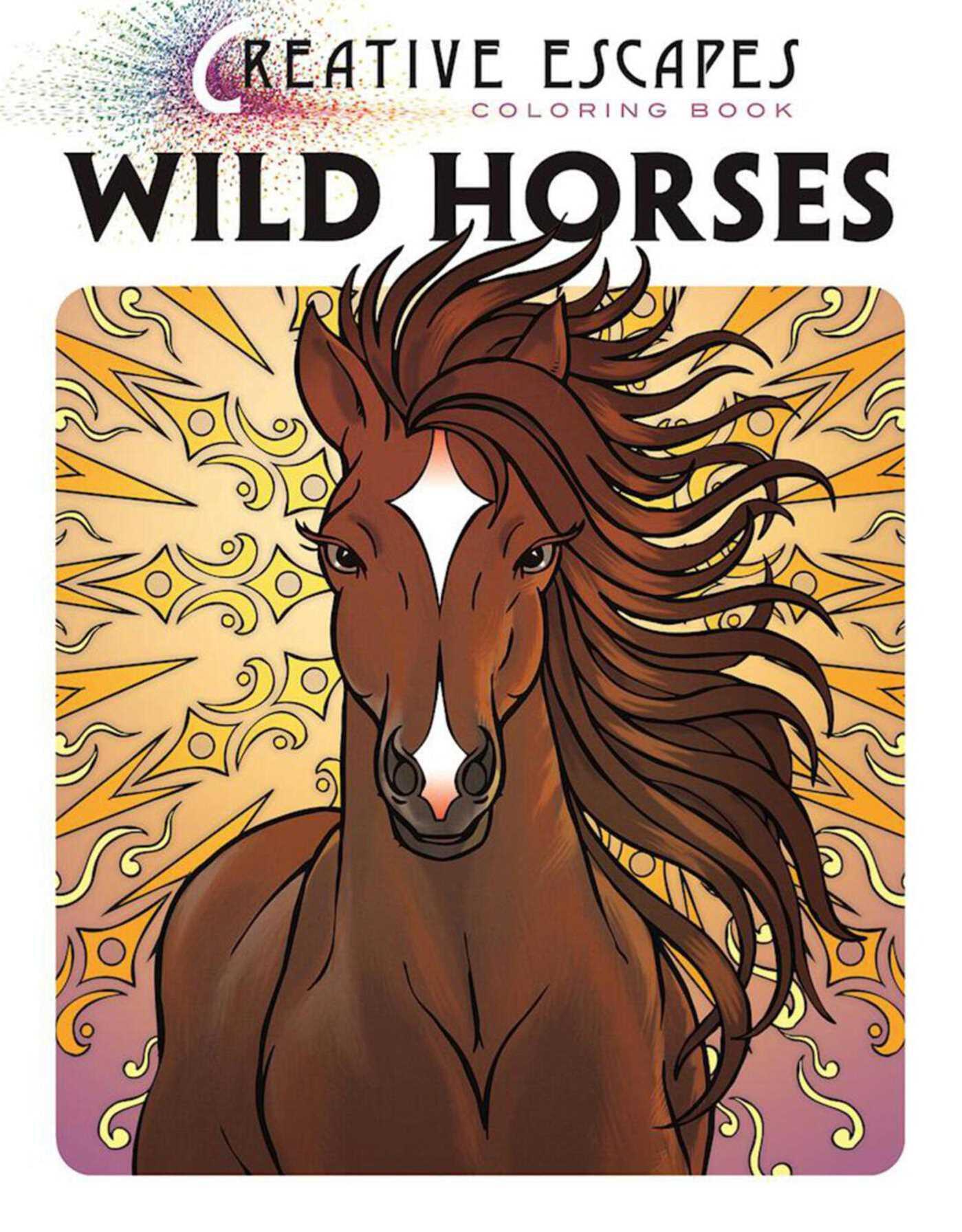 Vorderes Coverbild Creative Escapes Coloring Book: Wild Horses