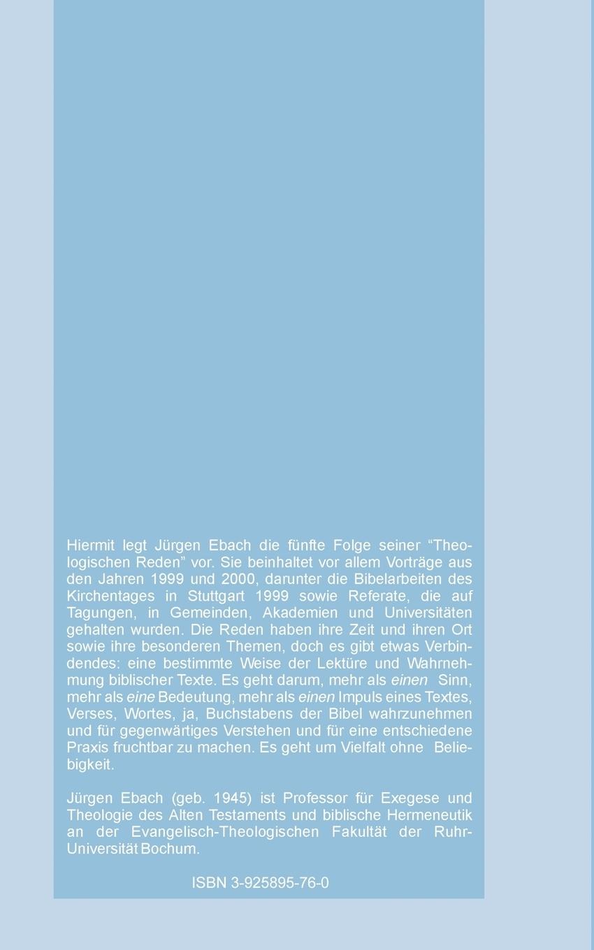 Rückseitencover Vielfalt ohne Beliebigkeit