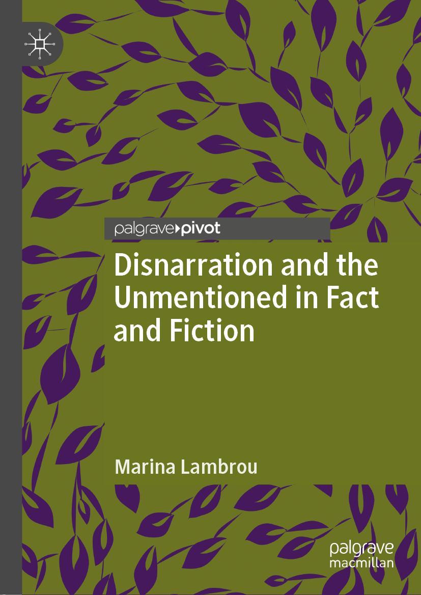 Vorderes Coverbild Disnarration and the Unmentioned in Fact and Fiction