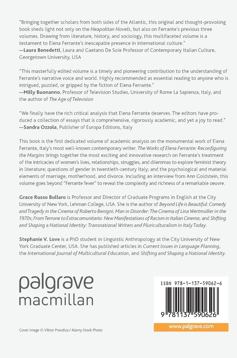 Rückseitencover The Works of Elena Ferrante