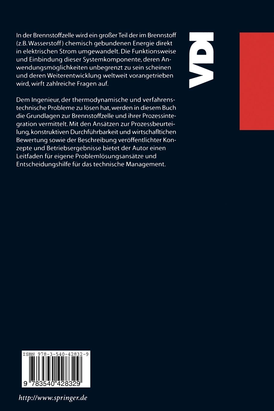 Rückseitencover Brennstoffzellenanlagen