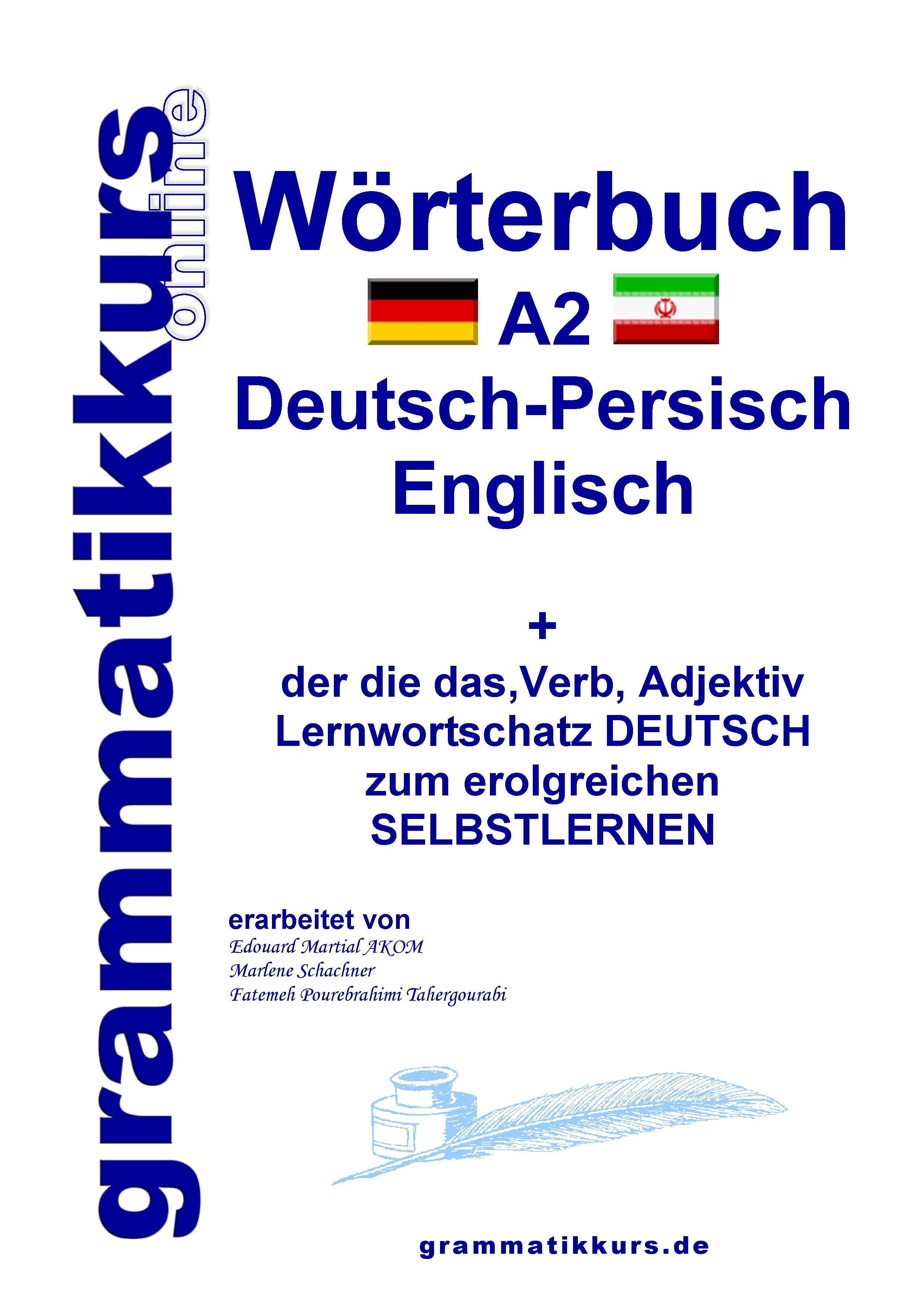 Vorderes Coverbild Wörterbuch Deutsch - Persisch - Farsi - Englisch A2