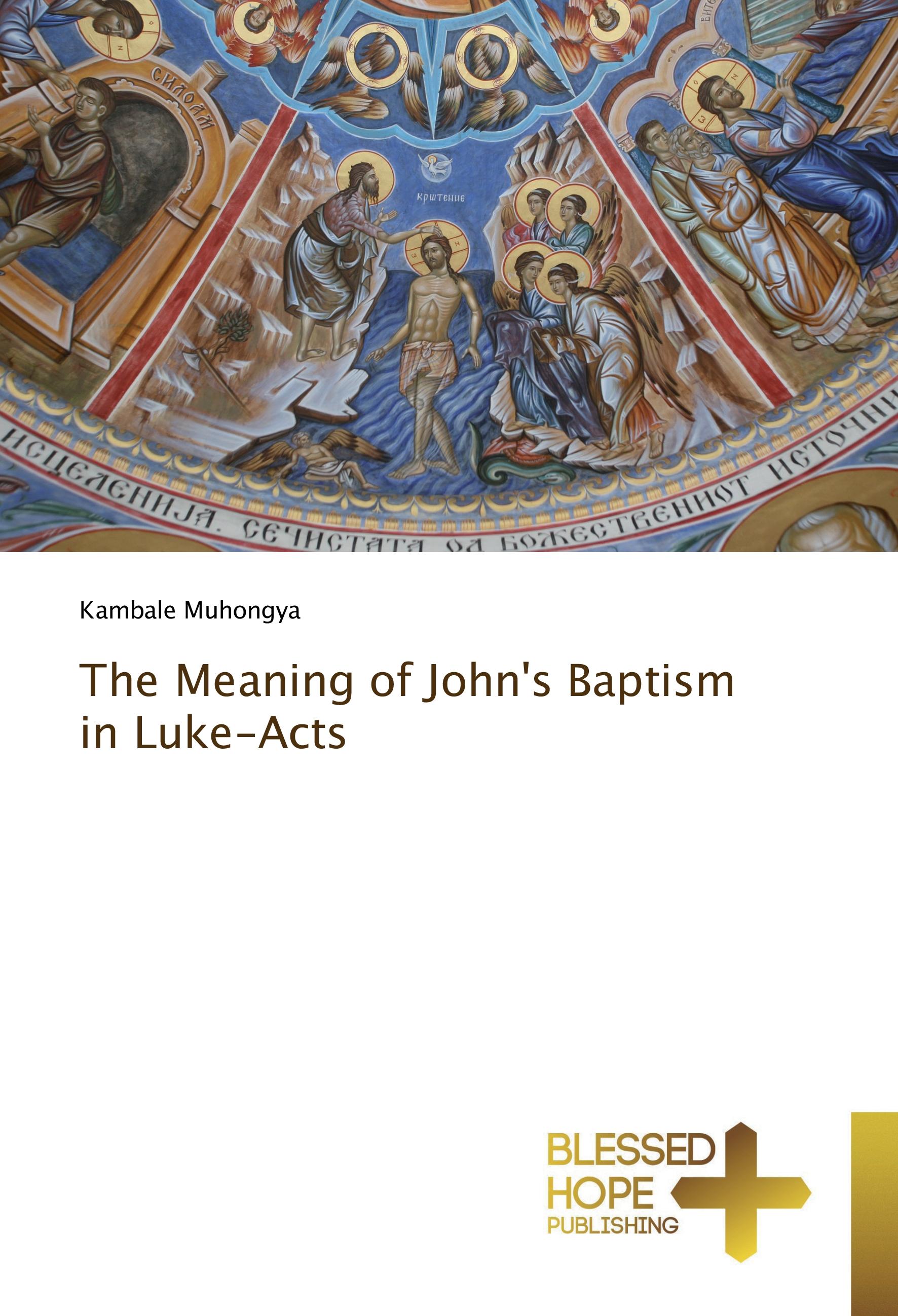 Vorderes Coverbild The Meaning of John's Baptism in Luke-Acts