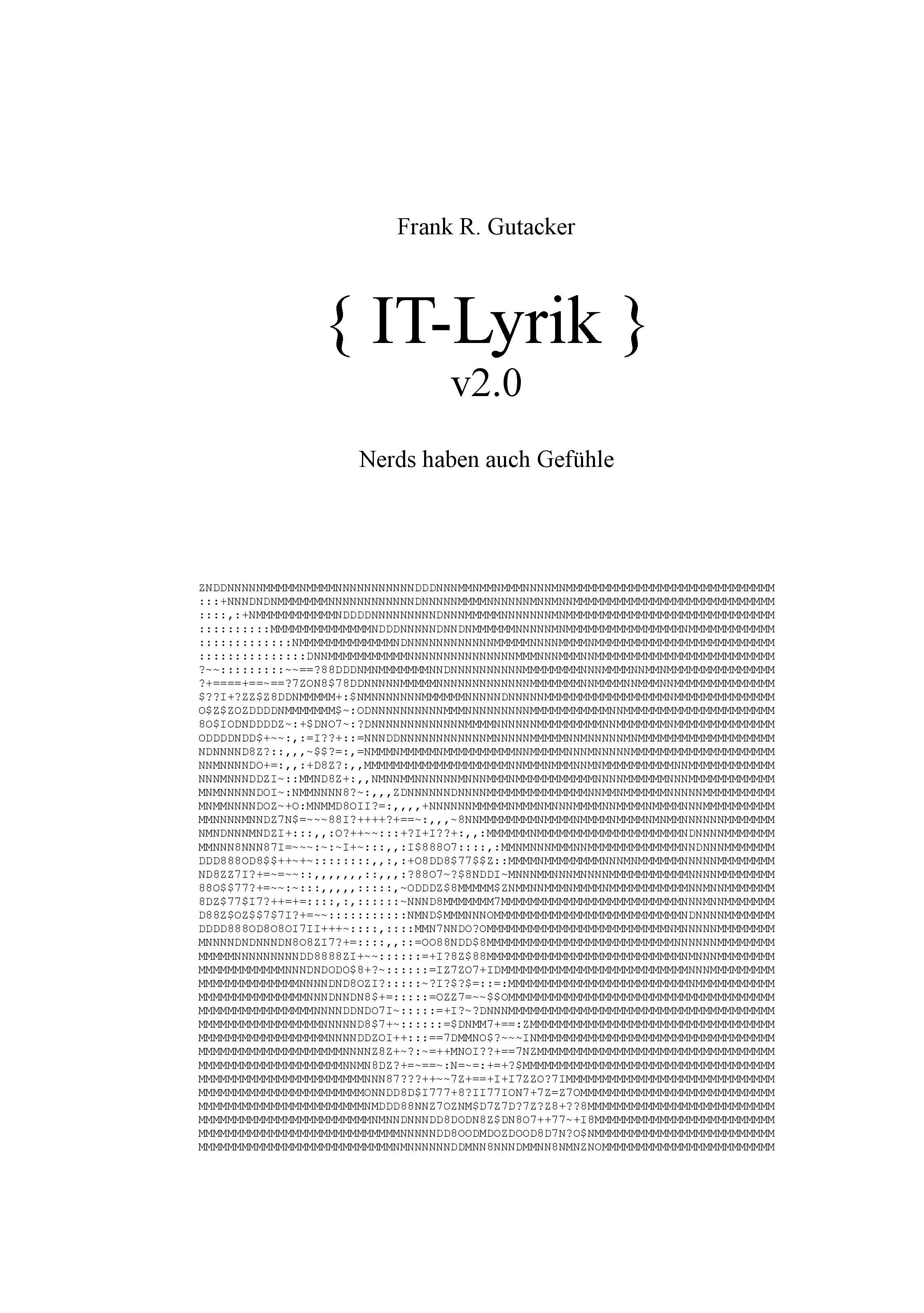 Vorderes Coverbild IT-Lyrik v2.0