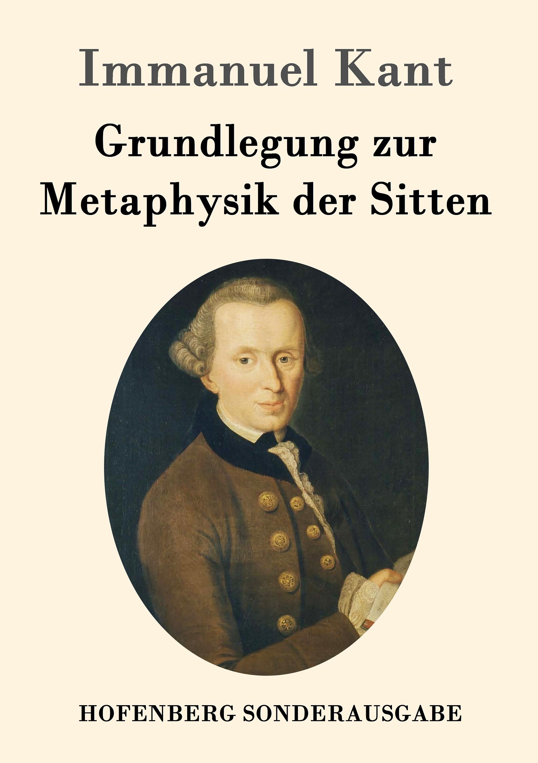Vorderes Coverbild Grundlegung zur Metaphysik der Sitten