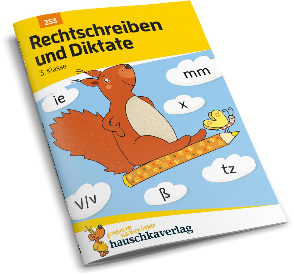 Beispielinhalt (Bild) Rechtschreiben und Diktate 3. Klasse, A5-Heft