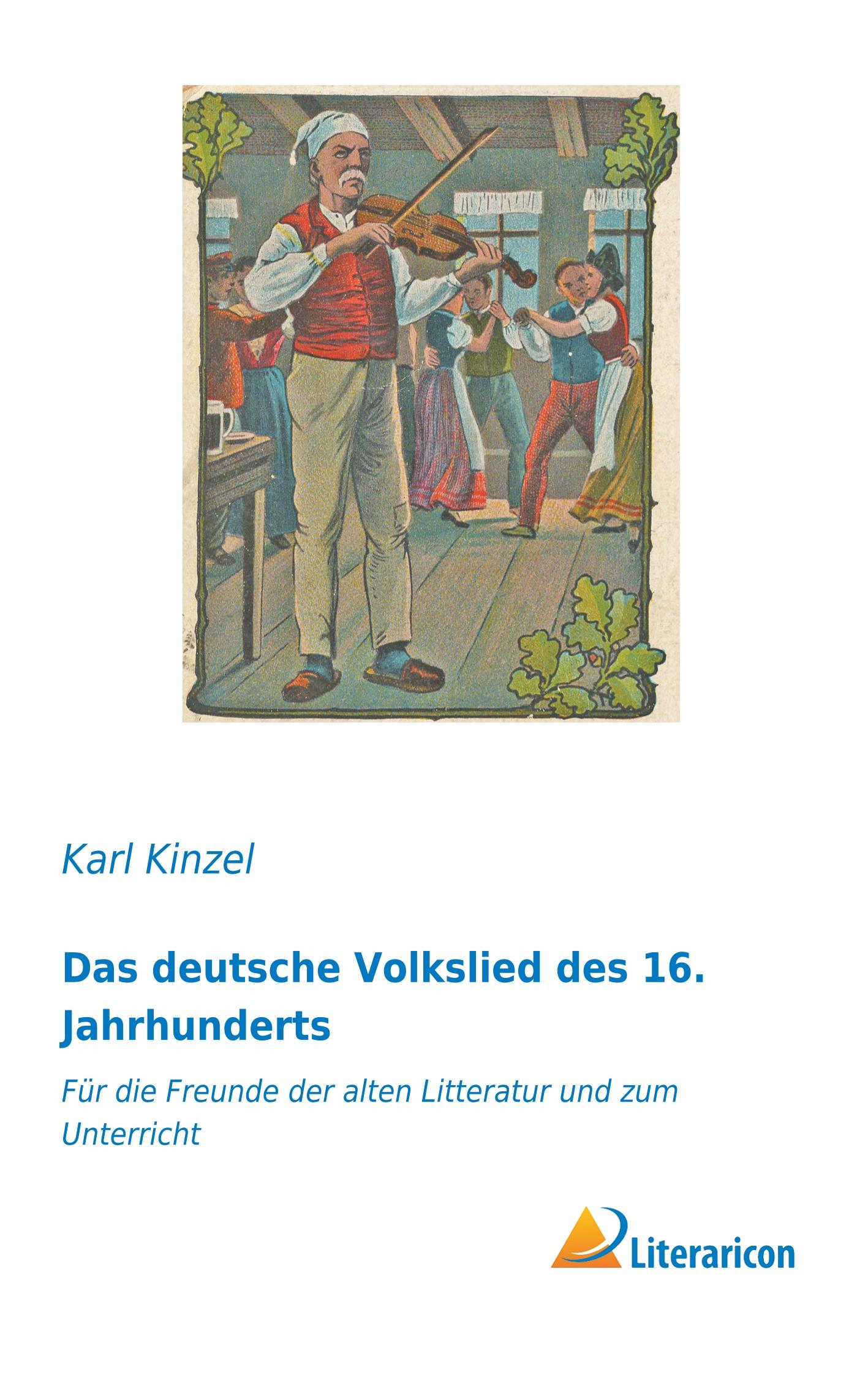 Vorderes Coverbild Das deutsche Volkslied des 16. Jahrhunderts