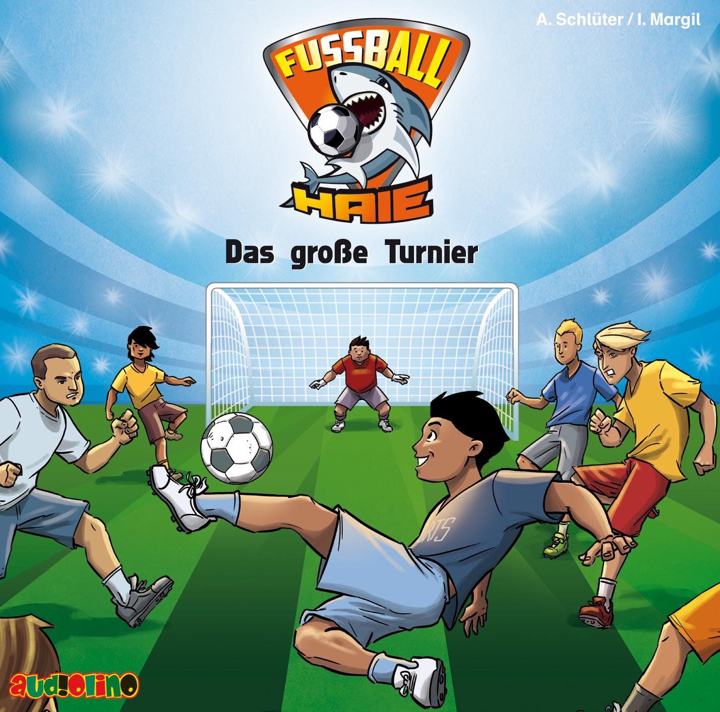 Vorderes Coverbild Fußball-Haie 02. Das große Turnier