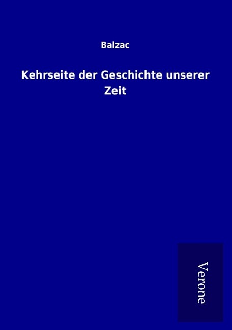 Vorderes Coverbild Kehrseite der Geschichte unserer Zeit