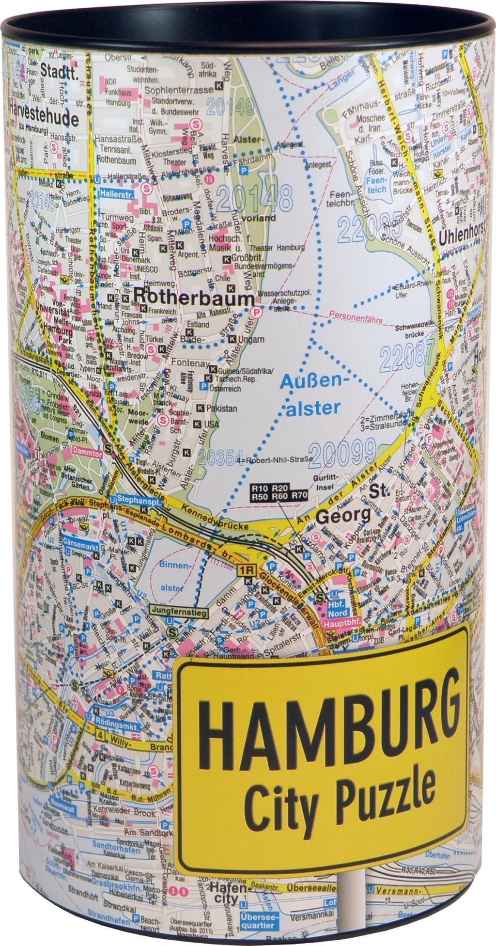 Vorderes Coverbild Hamburg City Puzzle 500 Teile, 48 x 36 cm