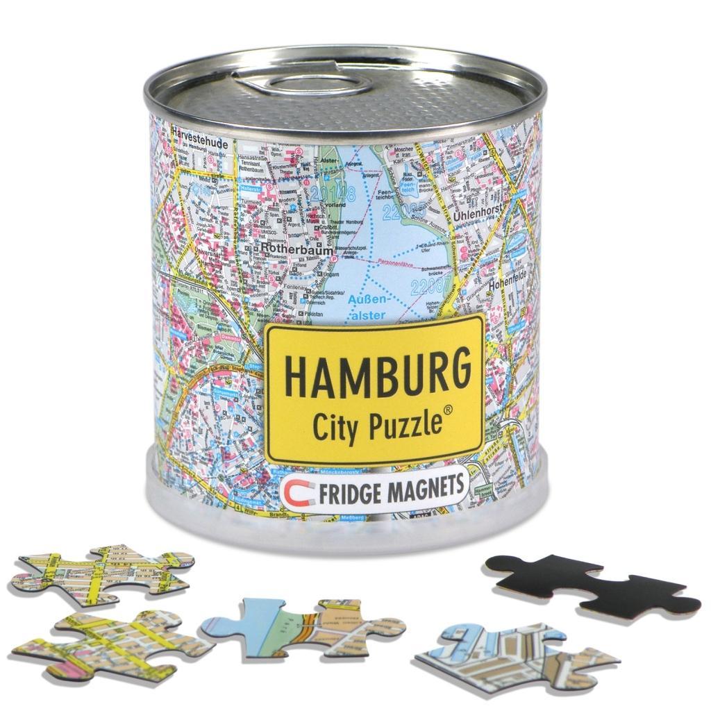 Vorderes Coverbild Hamburg City Puzzle Magnets 100 Teile, 26 x 35 cm