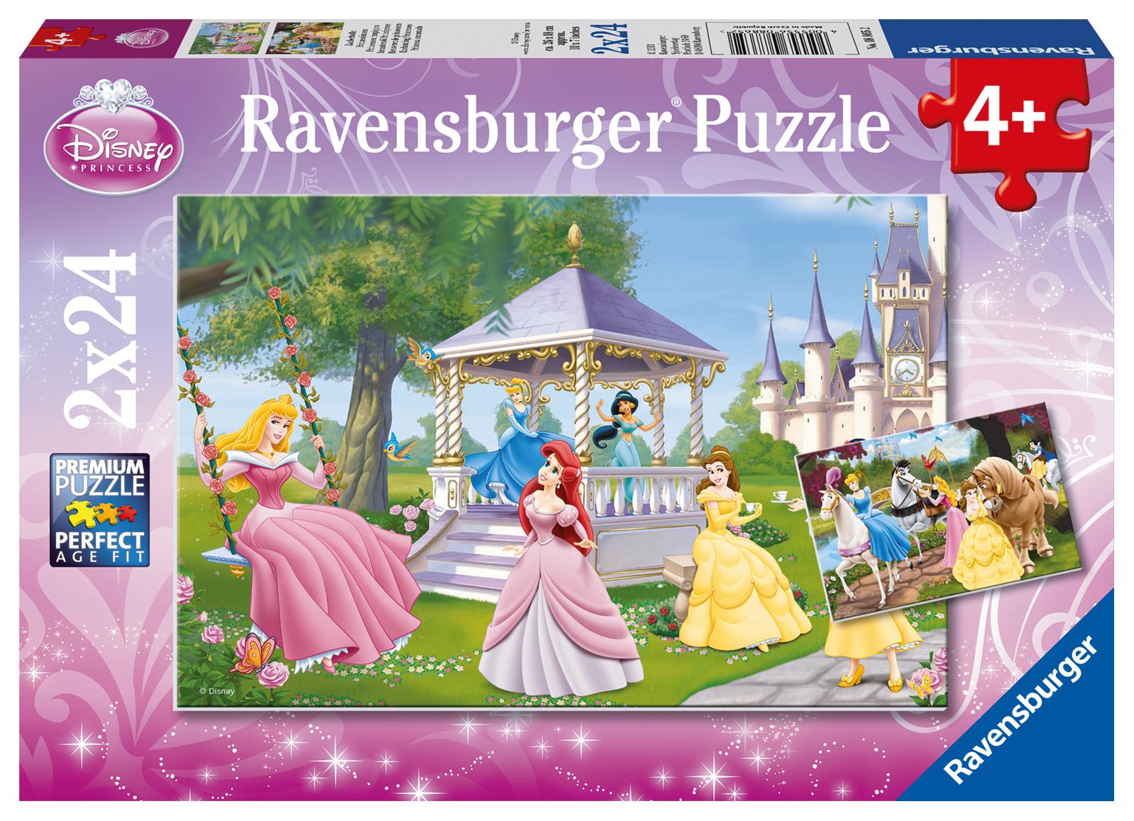 Vorderes Coverbild Disney: Zauberhafte Prinzessinnen. Puzzle 2 x 24 Teile