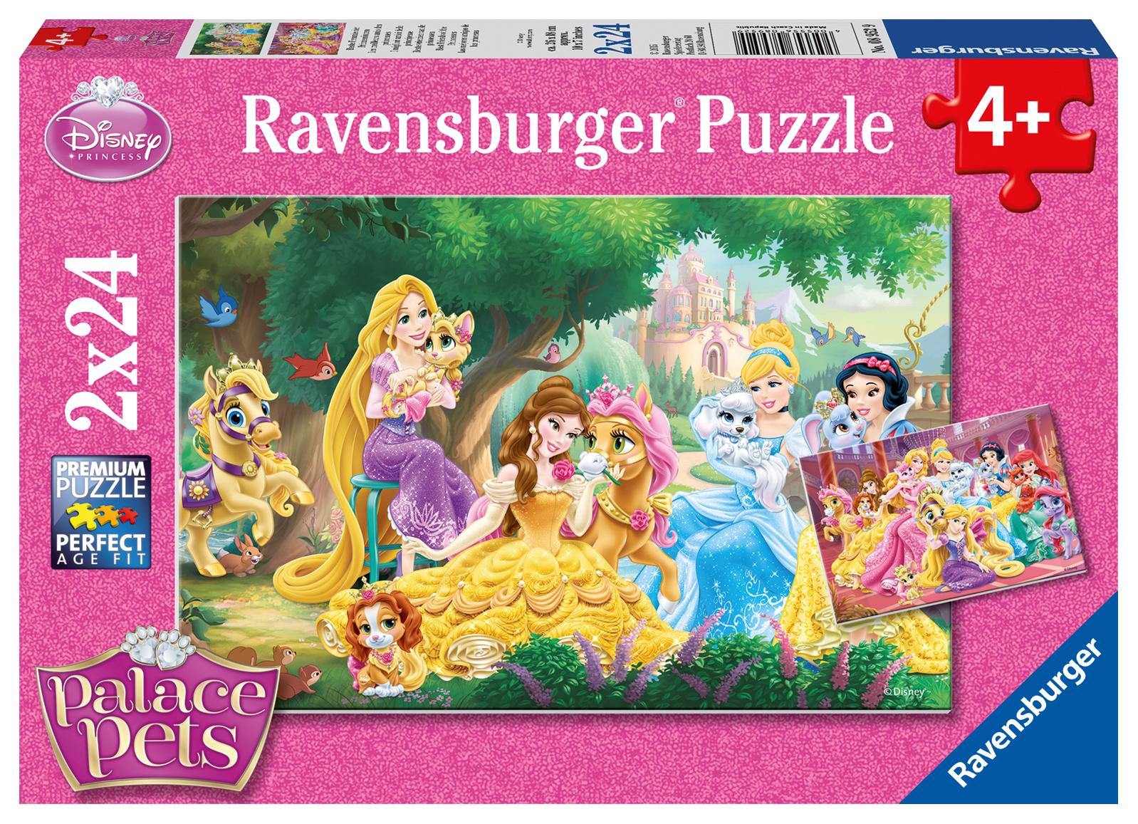 Vorderes Coverbild Disney Prinzessin: Beste Freunde der Prinzessinnen. Puzzle 2 x 24 Teile