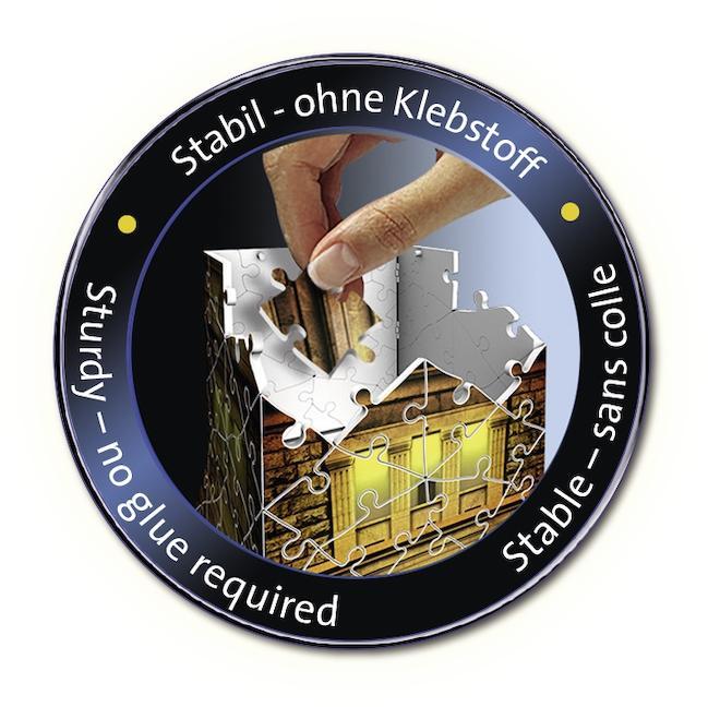 Beispielinhalt (Bild) Freiheitsstatue bei Nacht. 3D Puzzle 108 Teile