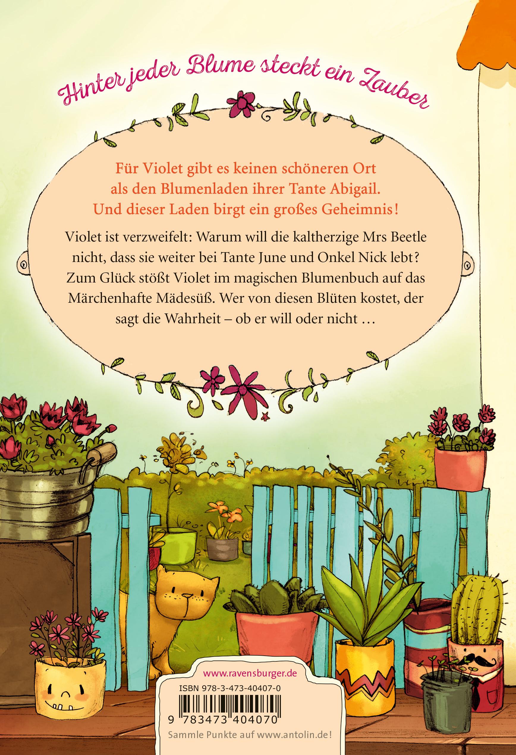Rückseitencover Der magische Blumenladen 03: Zaubern ist nichts für Feiglinge