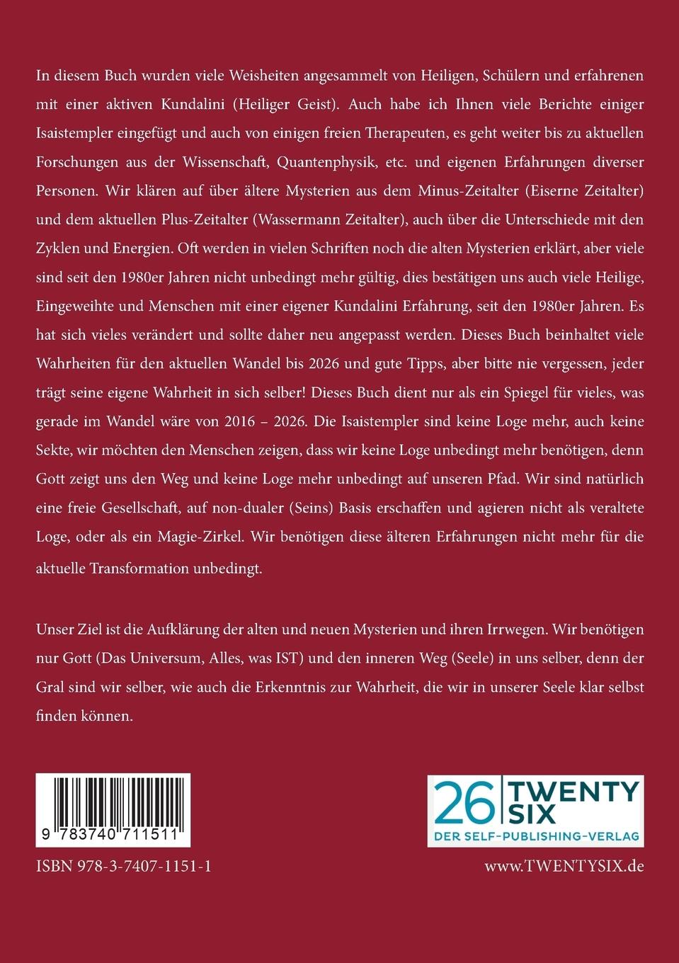 Rückseitencover Transformation 2016 - 2026