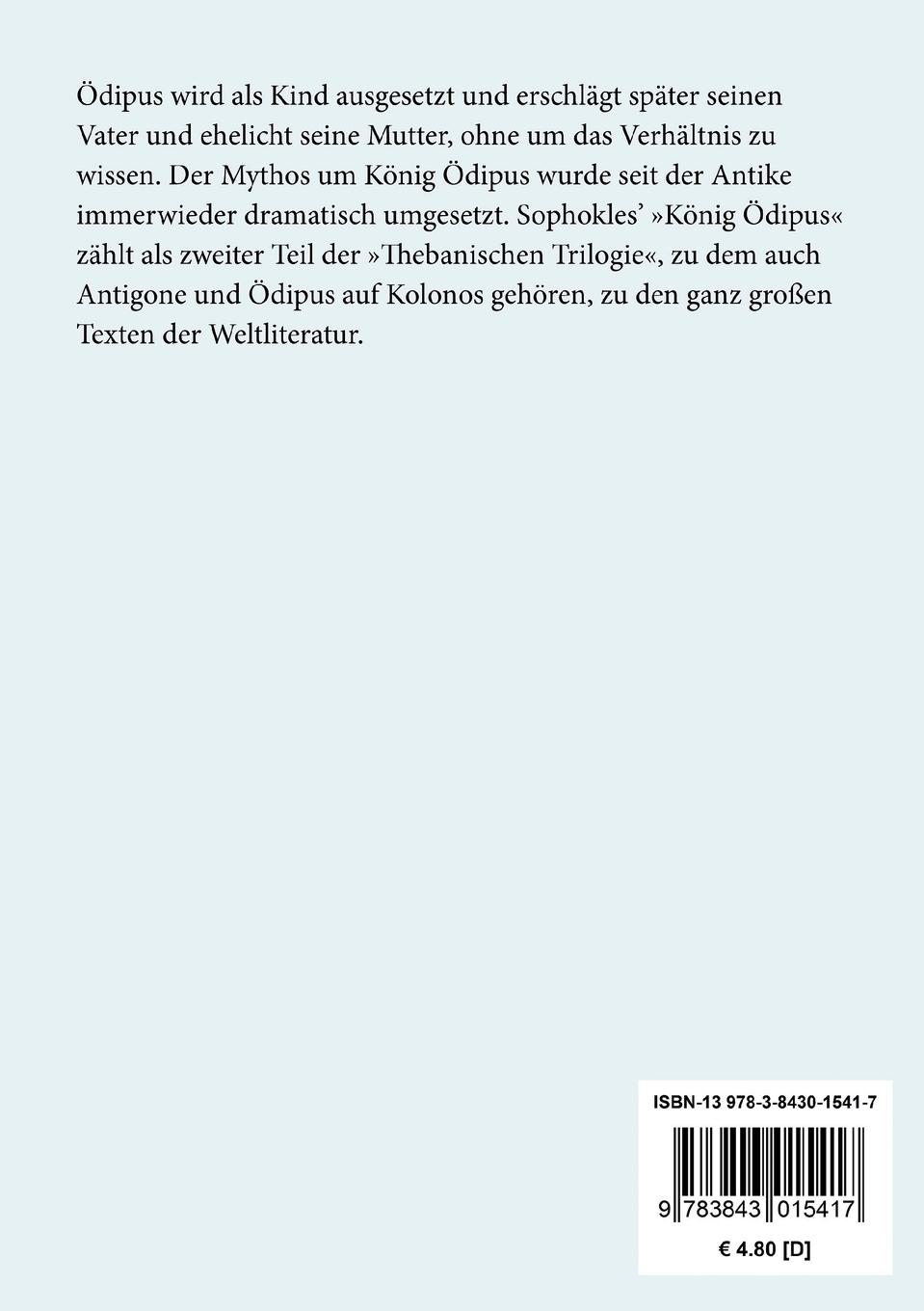 Rückseitencover König Ödipus