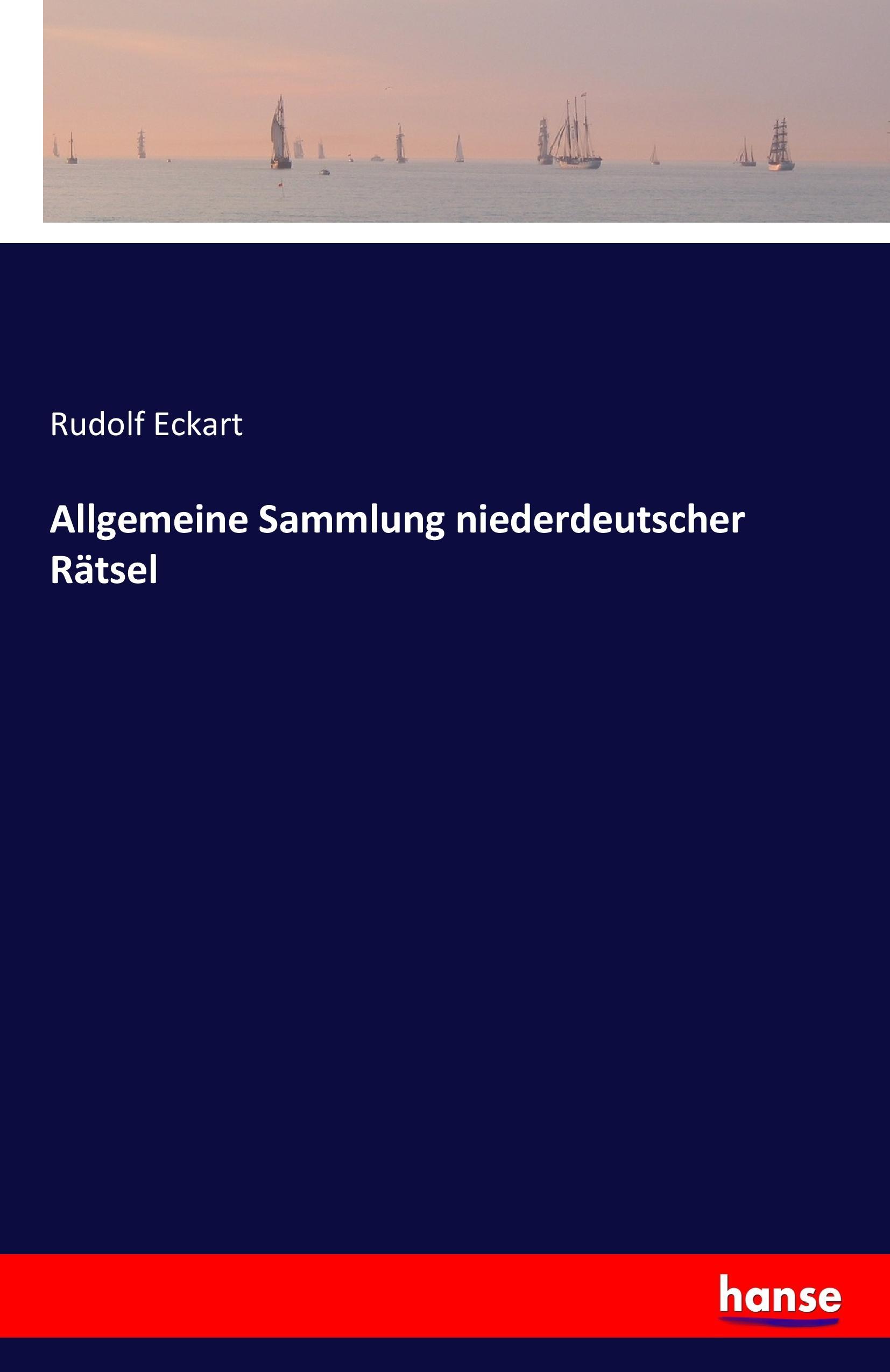 Vorderes Coverbild Allgemeine Sammlung niederdeutscher Rätsel