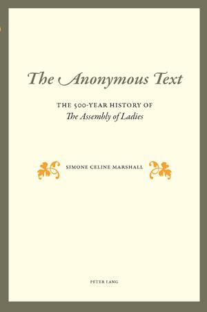 Vorderes Coverbild The Anonymous Text