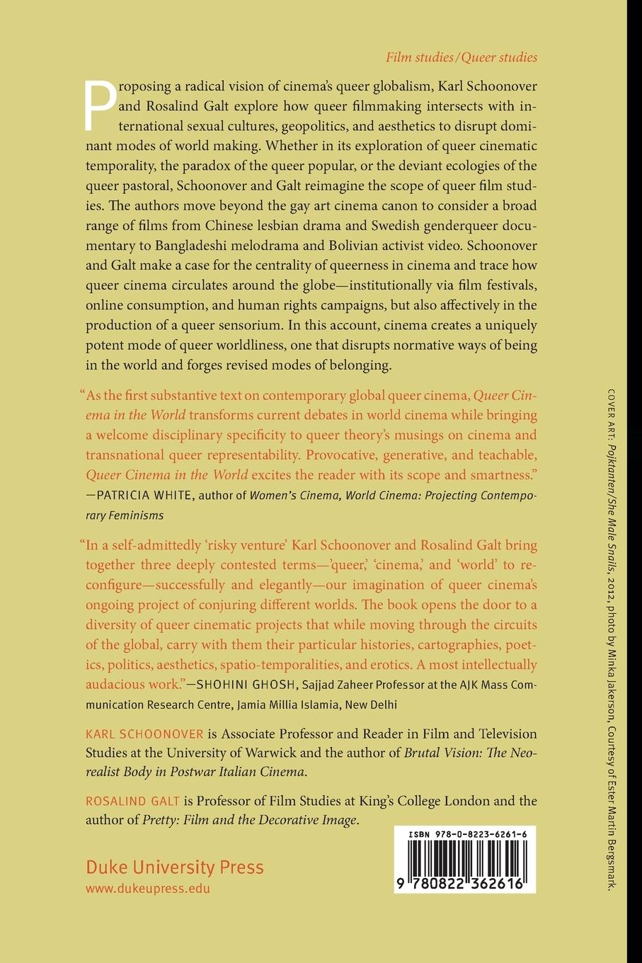 Rückseitencover Queer Cinema in the World