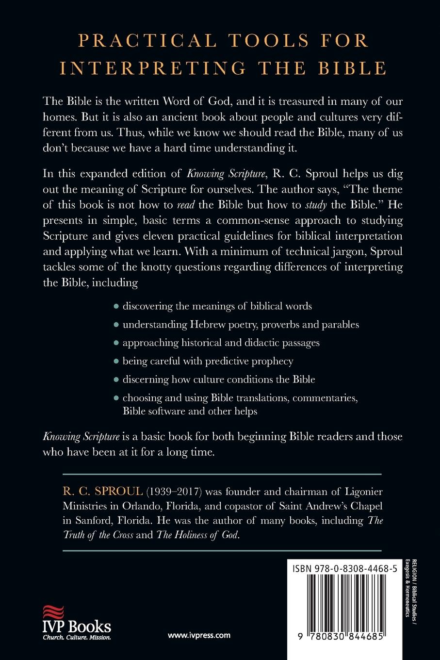 Rückseitencover Knowing Scripture