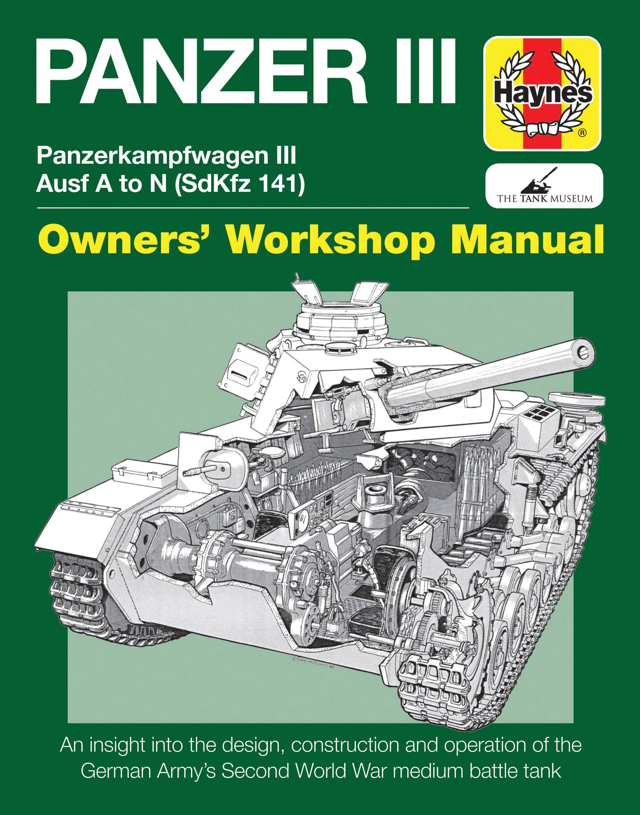 Vorderes Coverbild Panzer III Tank Manual