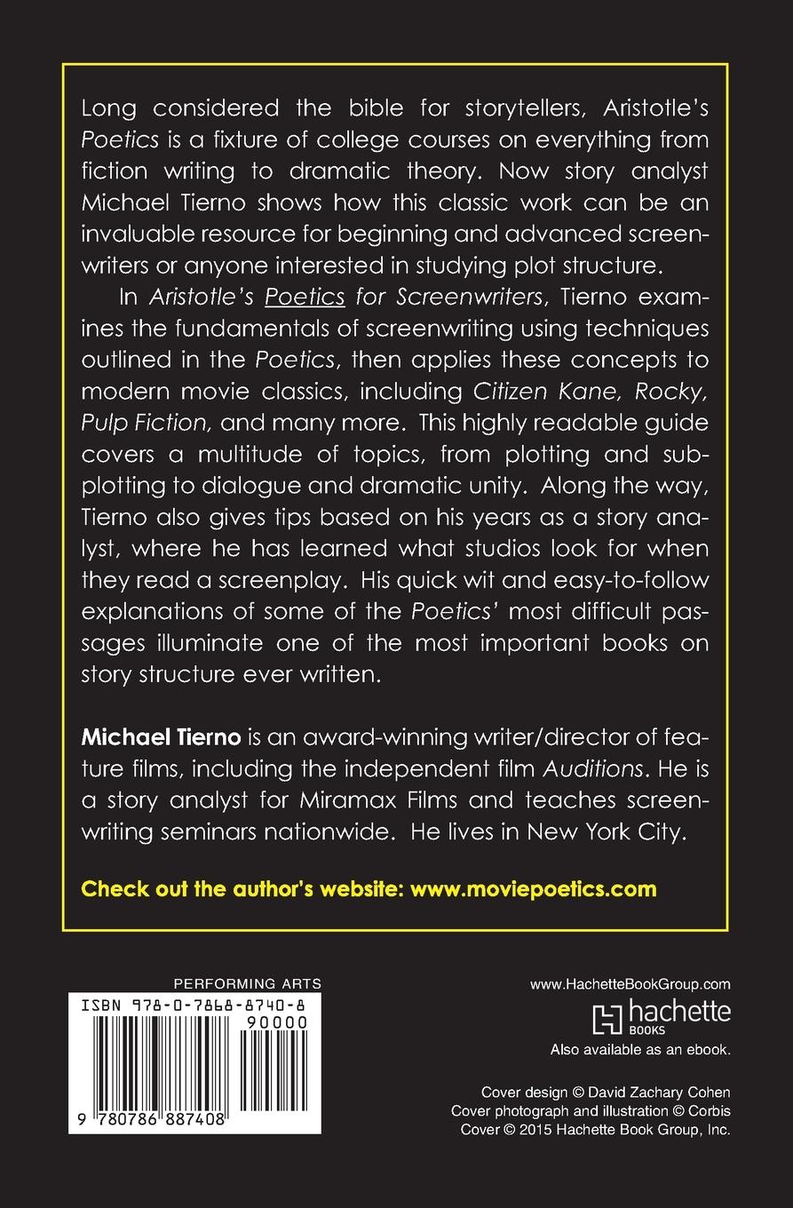 Rückseitencover Aristotle's Poetics for Screenwriters