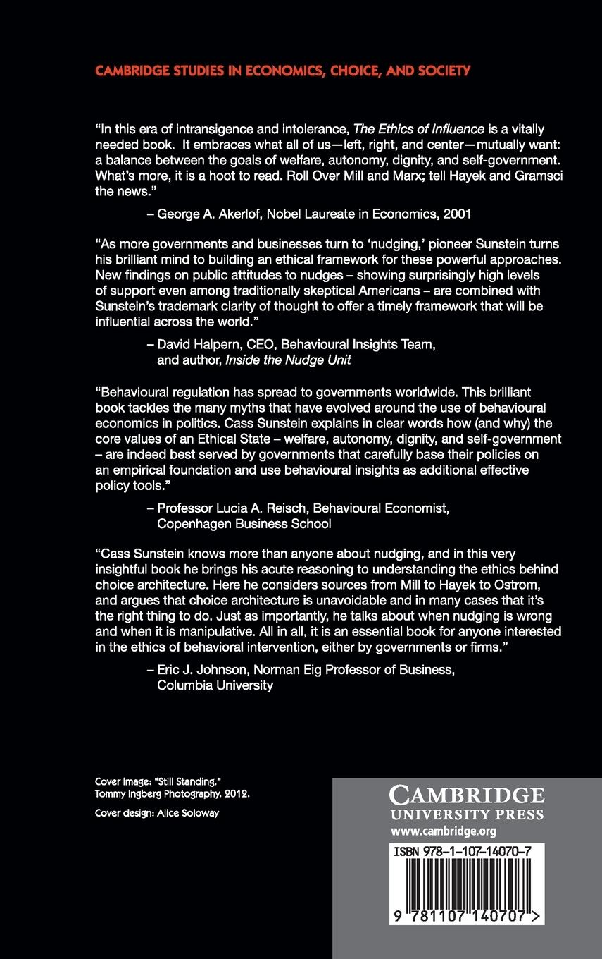 Rückseitencover The Ethics of Influence