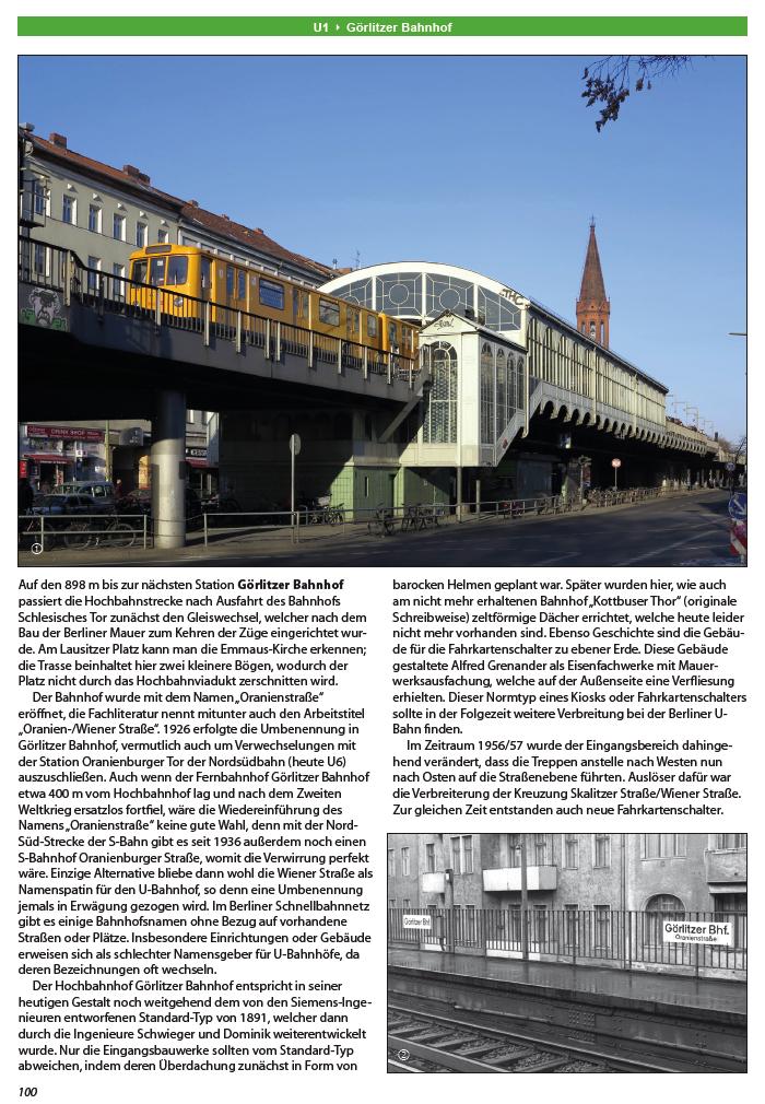 Beispielinhalt (Bild) Berliner U-Bahn-Linien: U1