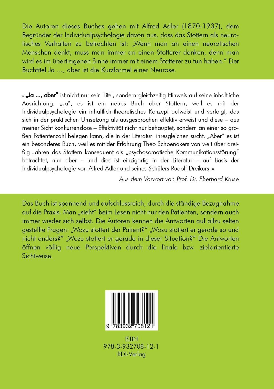 Rückseitencover JA..., ABER!