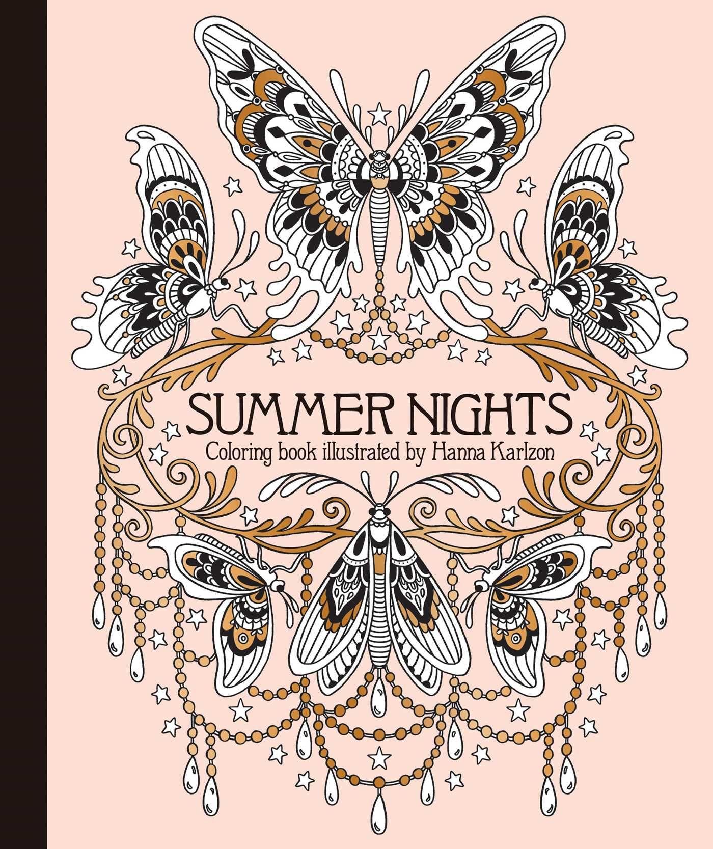 Vorderes Coverbild Summer Nights Coloring Book