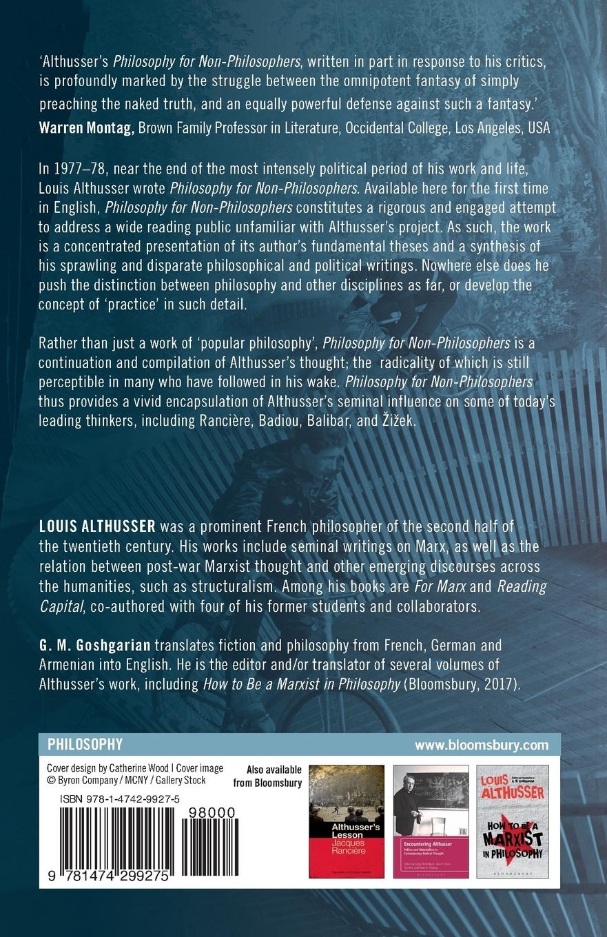 Rückseitencover Philosophy for Non-Philosophers