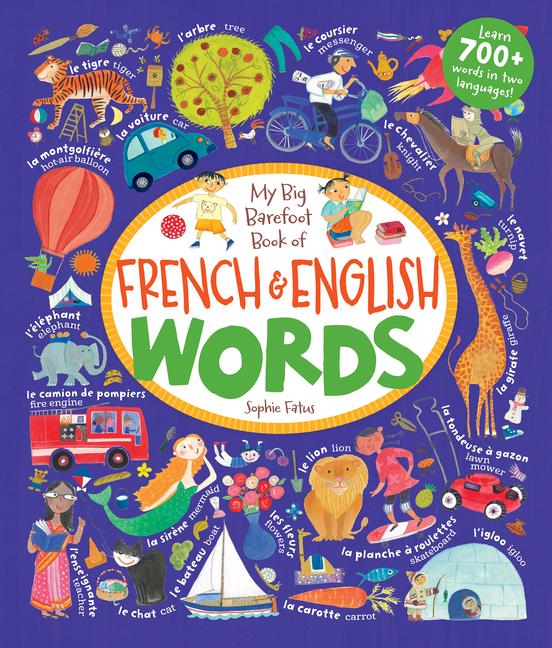 Vorderes Coverbild My Big Barefoot Book of French & English Words