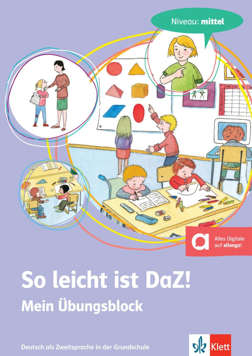 Vorderes Coverbild So leicht ist DaZ! - Mein Übungsblock. Niveau: mittel
